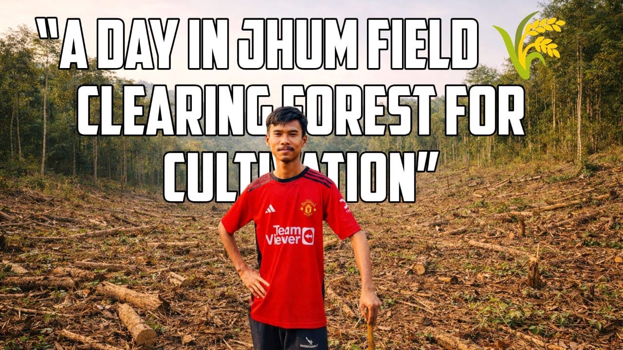 A day in jhum field | Clearing forest for cultivation 