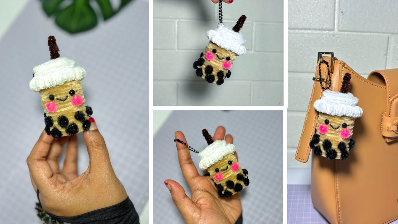 Брелок Boba с ершиком для труб — Fuzzy Wire Craft