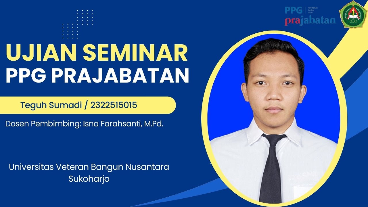 Seminar Pendidikan Profesi Guru (PPG) Prajabatan Gelombang 2 Tahun 2023 UNIVET Bantara Sukoharjo