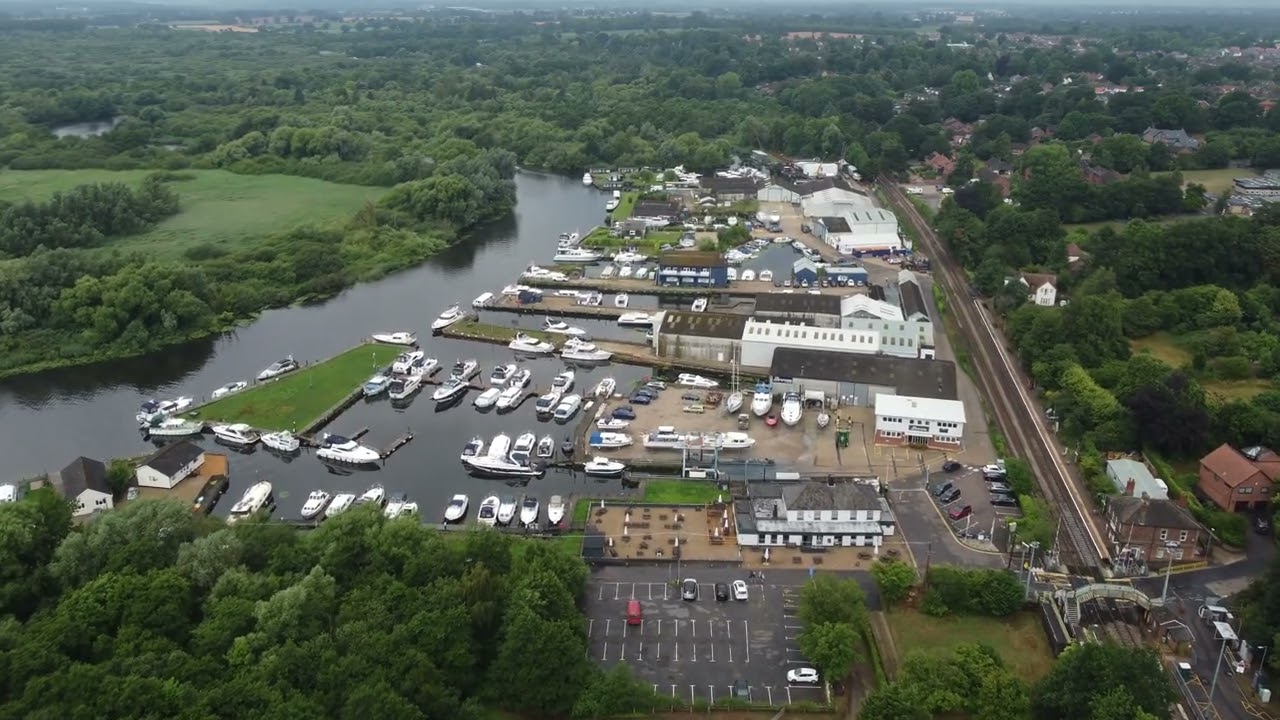Broom Boats of Brundall by Drone