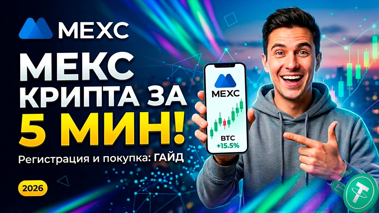 Биржа MEXC для Новичков: Как зарегистрироваться и купить крипту за 5 минут (2026)