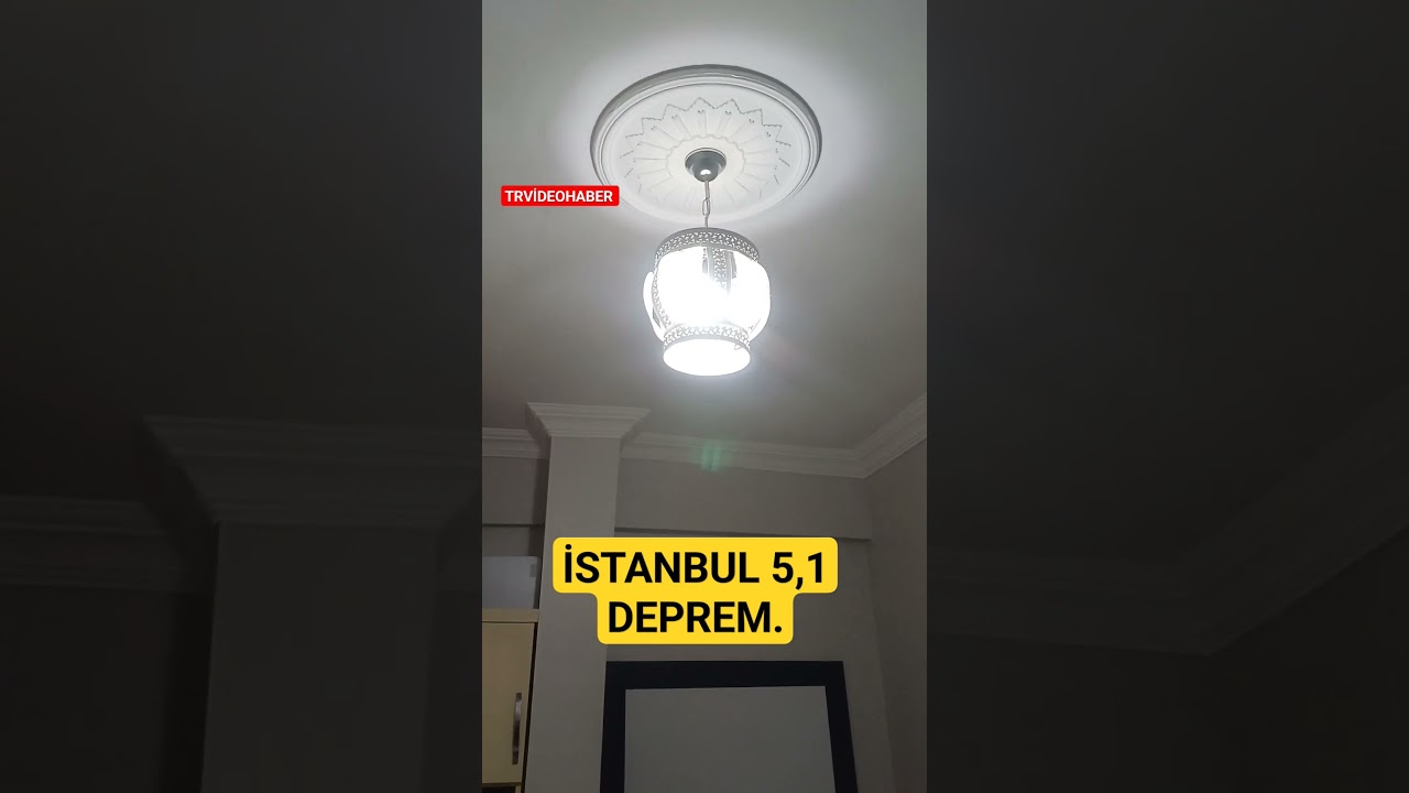 İstanbul'da hissedilen 5,1 deprem oldu. #sondakika #deprem