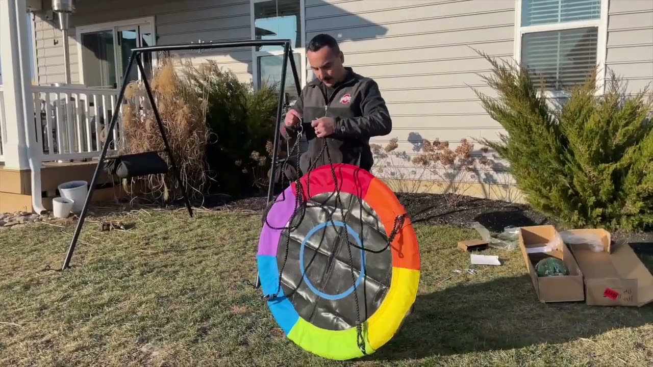 Trekassy Saucer Tree Swing Set Unboxing