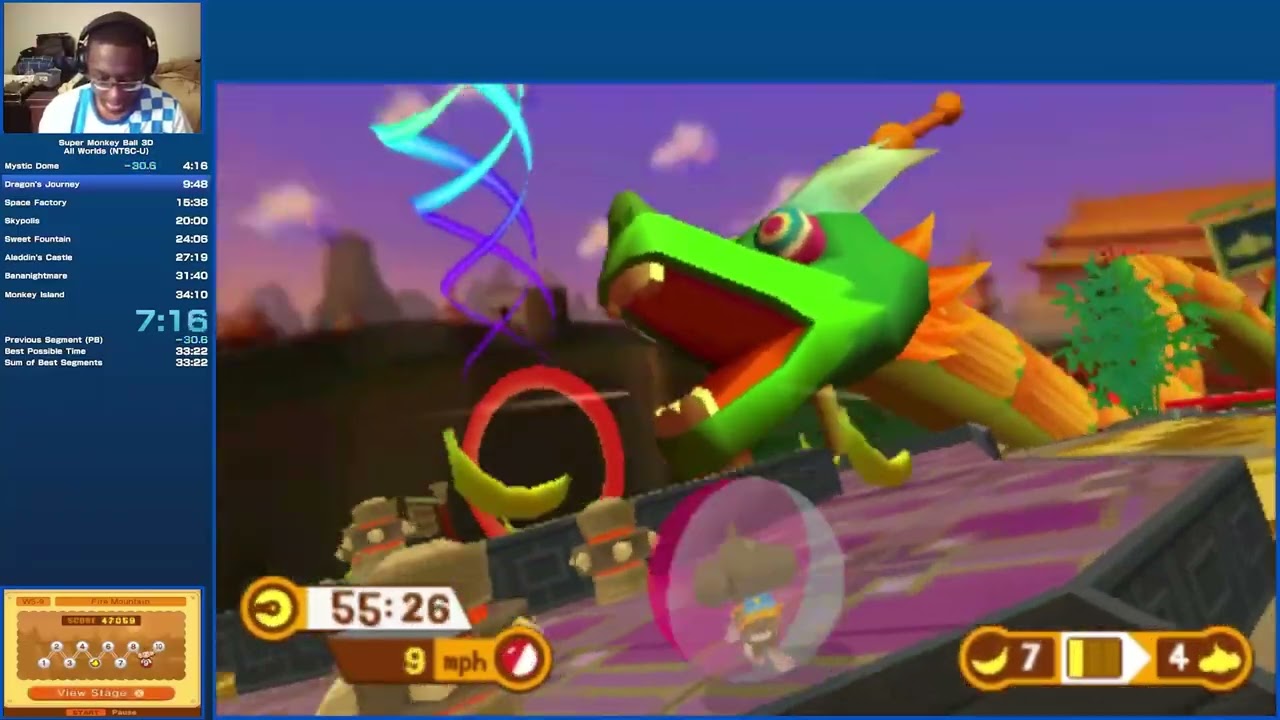 Super Monkey Ball 3D - All Worlds Speedrun in 31:33