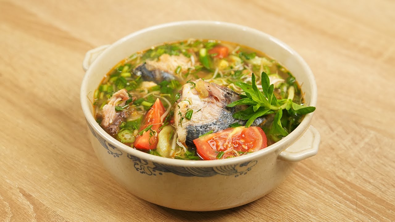 Cách Nấu Canh Chua Cá Thu Không Tanh, Thịt Chắc Ngọt | Cook béo