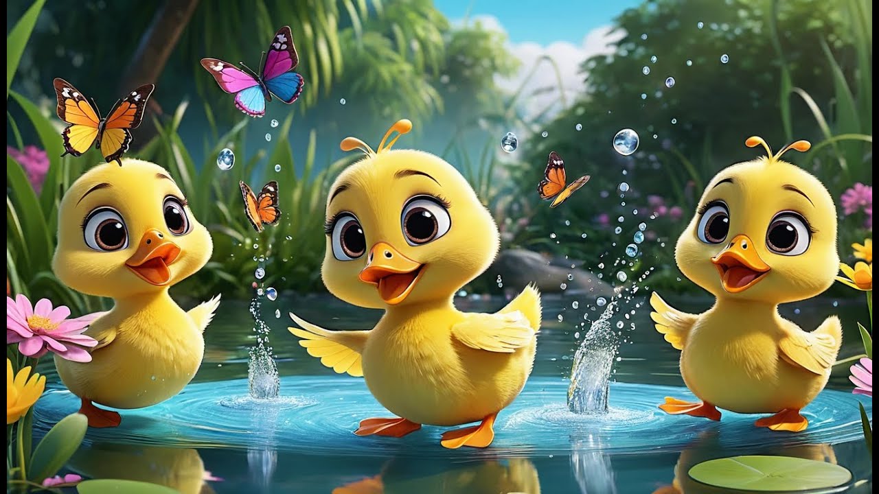 Five Little Ducks | Kids Songs & Counting Nursery Rhyme | Mother Duck Song for Toddlers