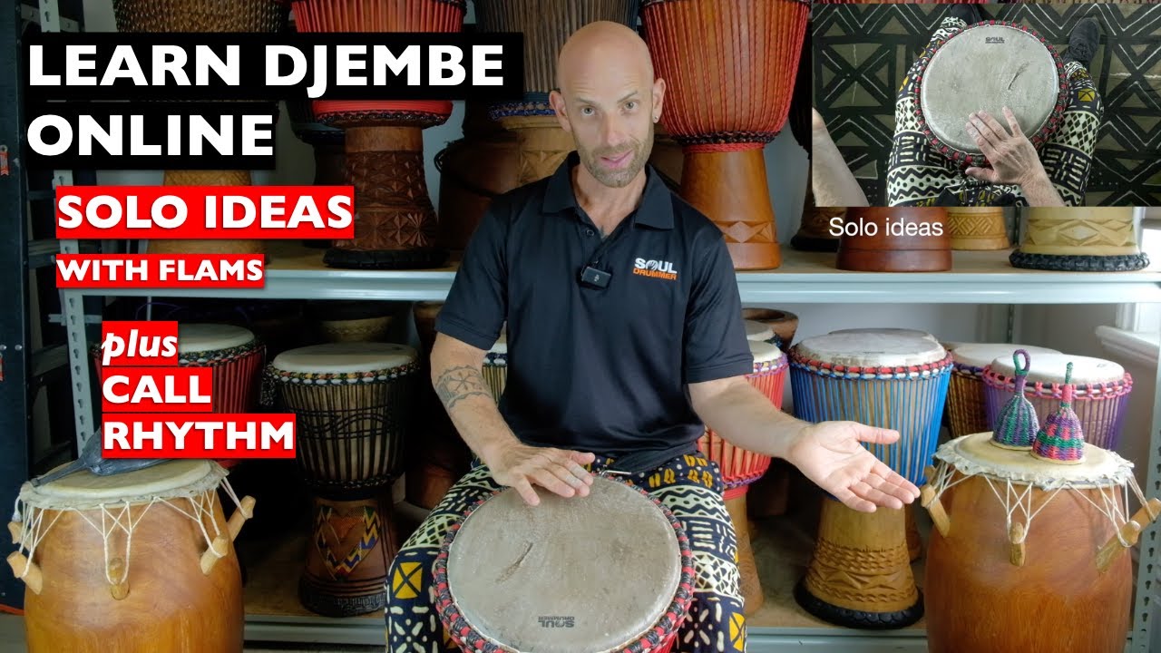 Solo Phrase Ideas + Guinea Style Groove | Learn Djembe Online