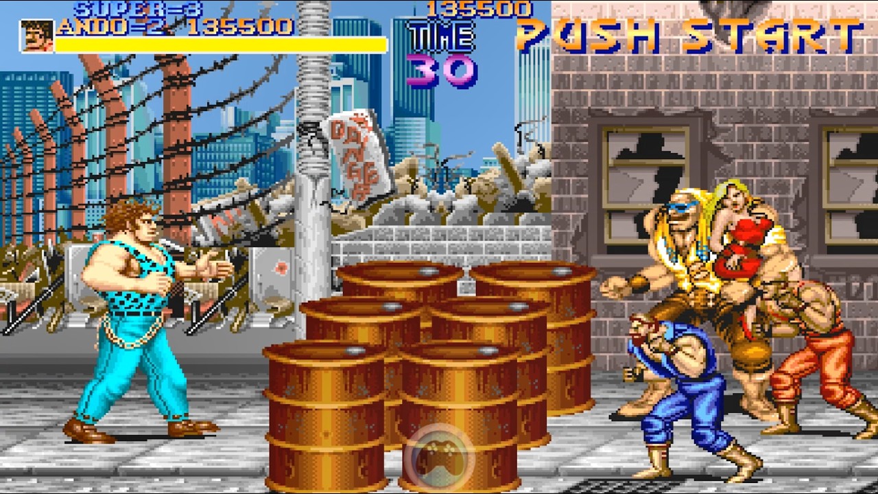 Final Fight STREET SMART Andore Playthrough.