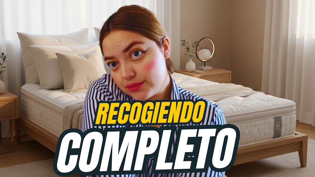 🧹🌟 RECOGIENDO MI RECÁMARA BIEN BONITA