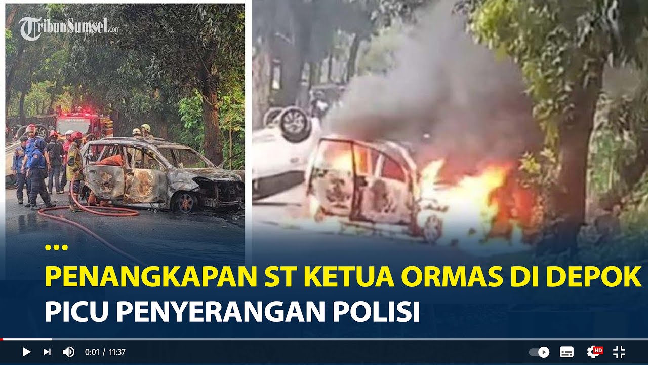 Duduk Perkara Penangkapan ST Ketua Ormas di Depok, Picu Penyerangan Polisi, Dipicu Kepemilikan Tanah