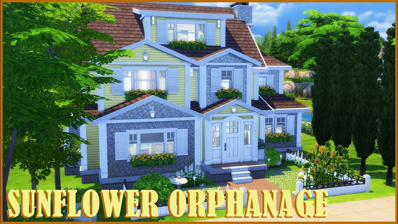 The Sims 4 Orphanage - The Sunflower Orphanage || Speed Build || ts4