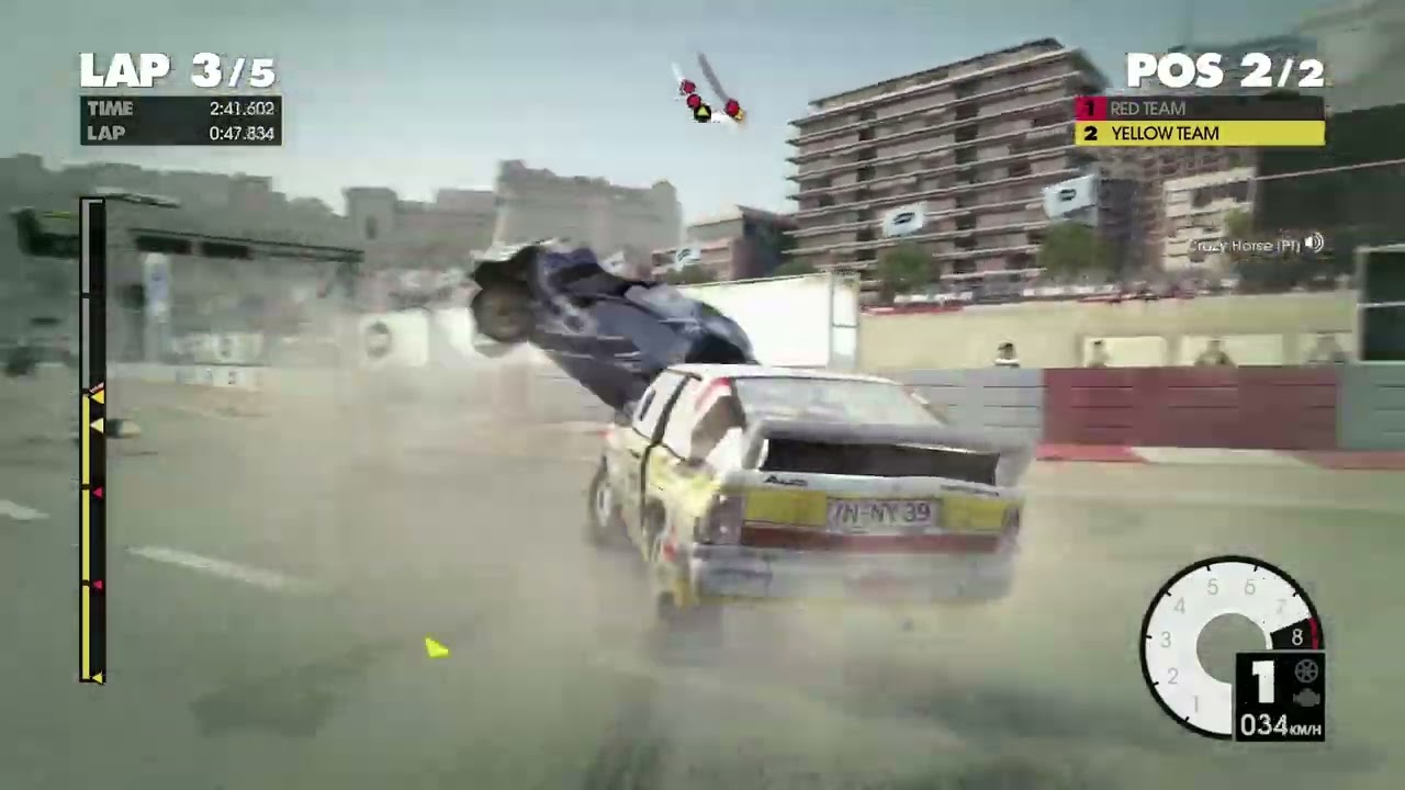 DiRT 3 Cat N Mouse 09.02.2026, 4vs4, Epic fail by me at the finish