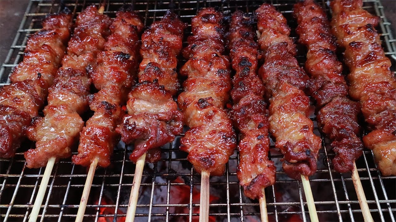 THỊT XIÊN NƯỚNG QUÁ TUYỆT VỜI