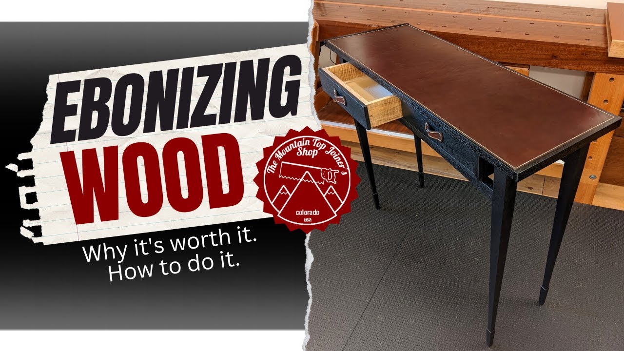 Ebonizing Wood: Why it's worth it. How to do it.