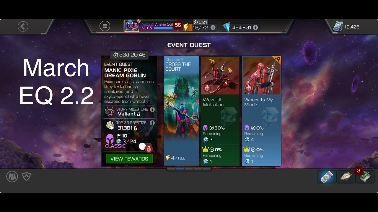 MCOC March EQ 2 2 Skill
