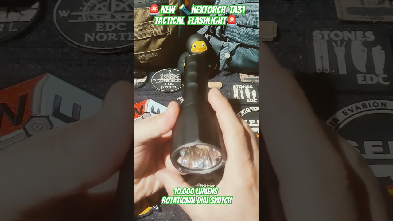 🚨🆕New Nextorch TA31 Ultra-bright Rechargeable 🪫🔋Tactical Flashlight 🔦💪@nextorch #nextorch #shorts