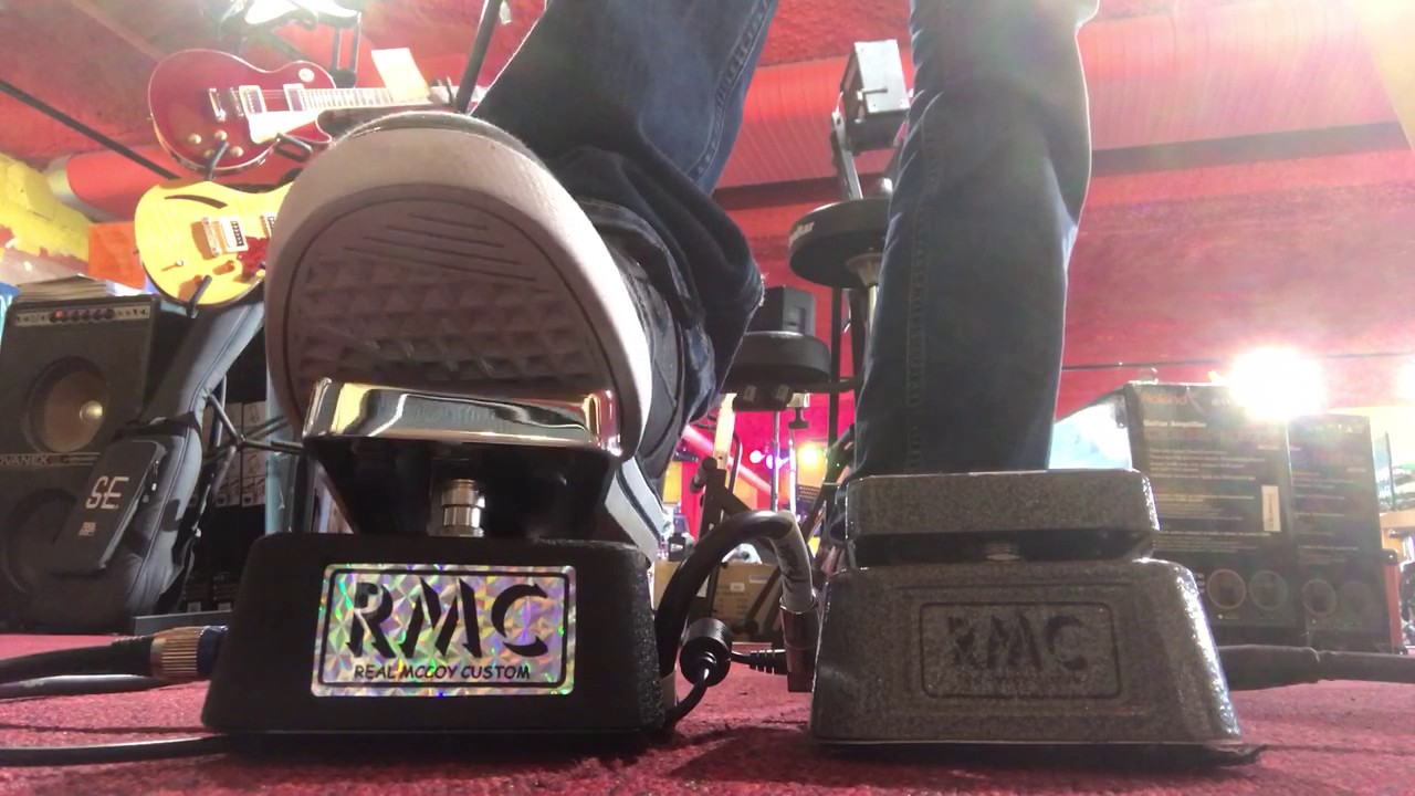 Rmc picture wah (2001) with chasetone trutalk pot  vs Rmc 10
