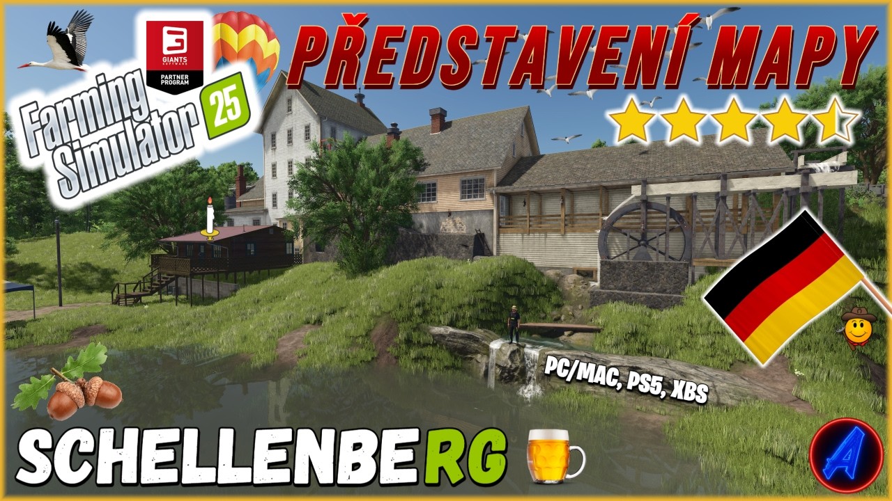 PŘEDSTAVENÍ MAPY - Schellenberg -  Farming Simulator 25 - CZ/SK