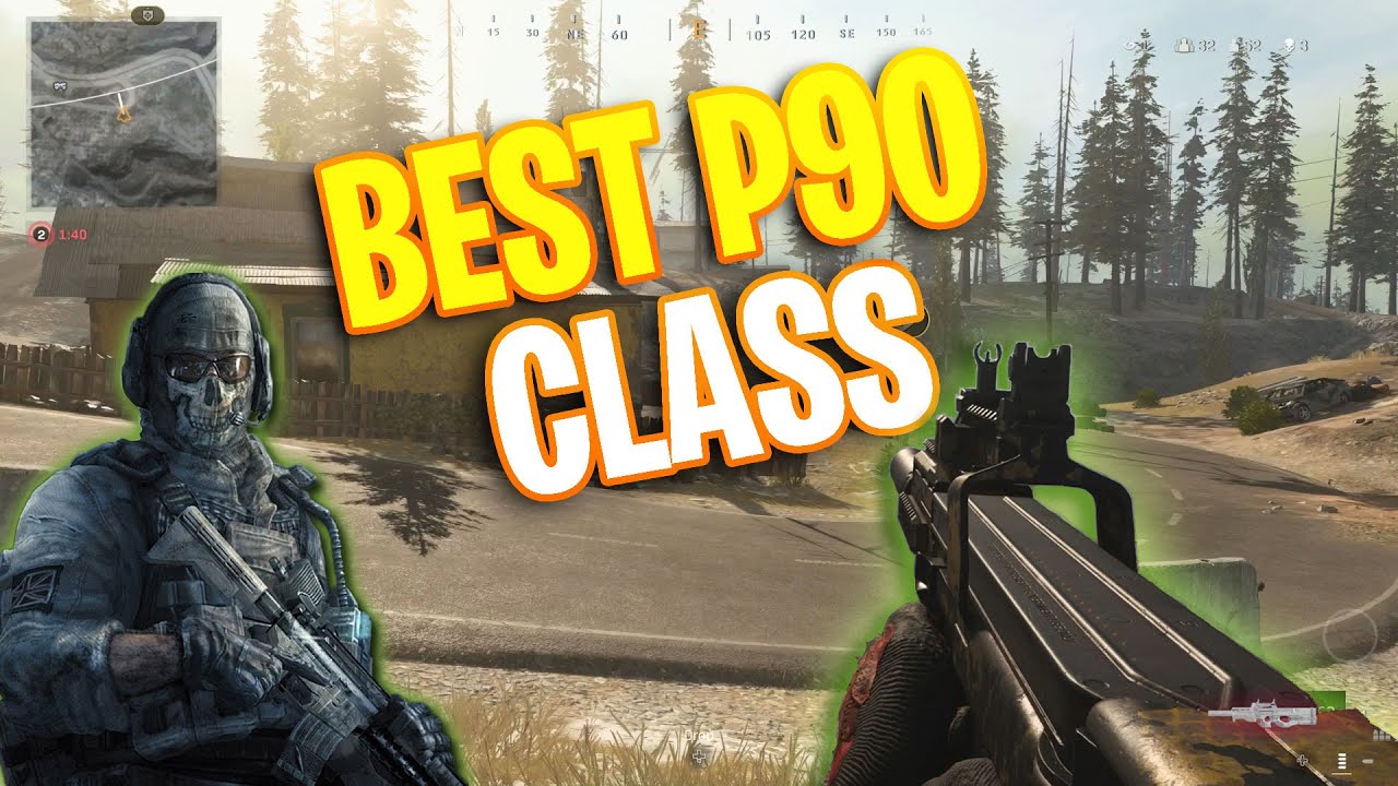 AMAZING P90 WITH NO RECOIL  LOADOUT CLASS SETUP - MODERN WARFARE - WARZONE - CALL OF DUTY