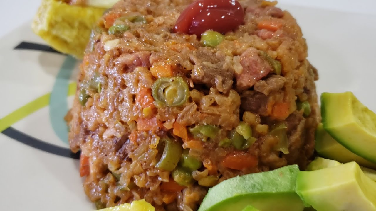 Arroz atollado Colombiano (Arroz MIXTO_____**FÁCIL Y RÁPIDO**)