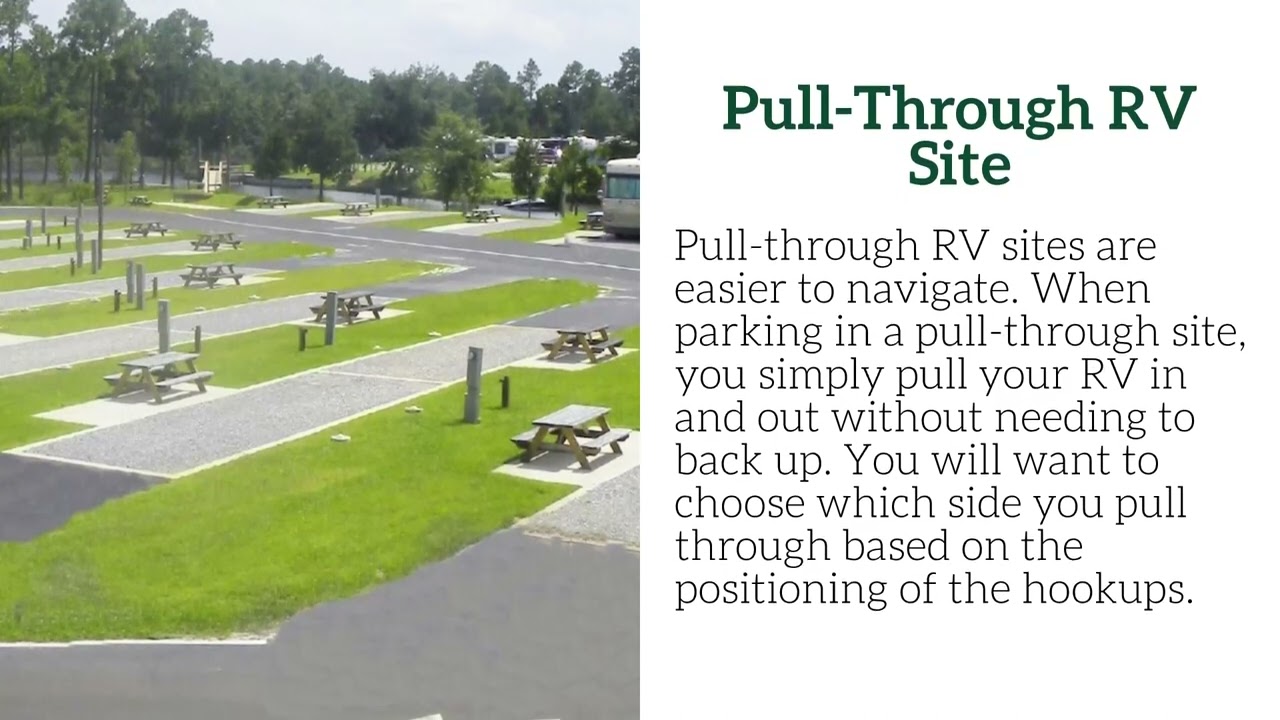 The Difference Between a Back in and a Pull Through RV Site