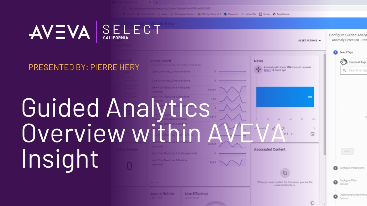 Guided Analytics Overview within AVEVA Insight