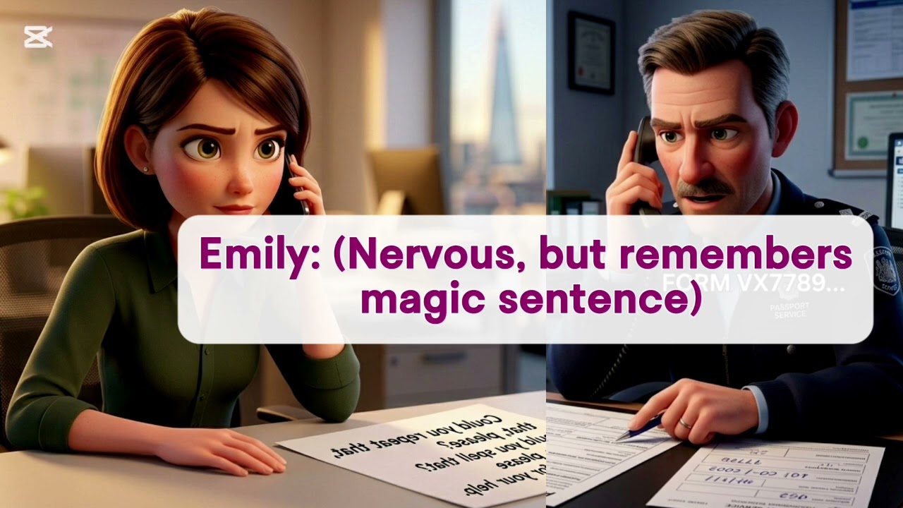 English speaking practice..l Mirror practice speaking English l Real life English practice story 