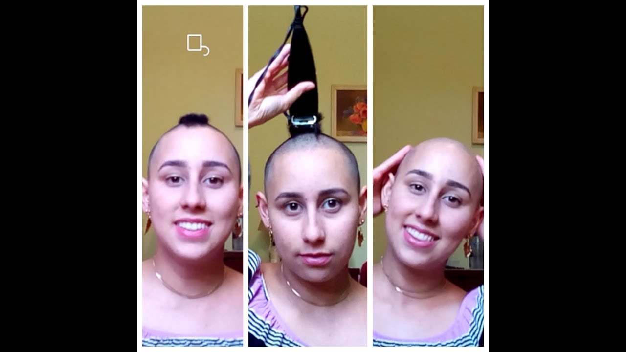 Bye byee Mohawk! And shaved smooth again!!