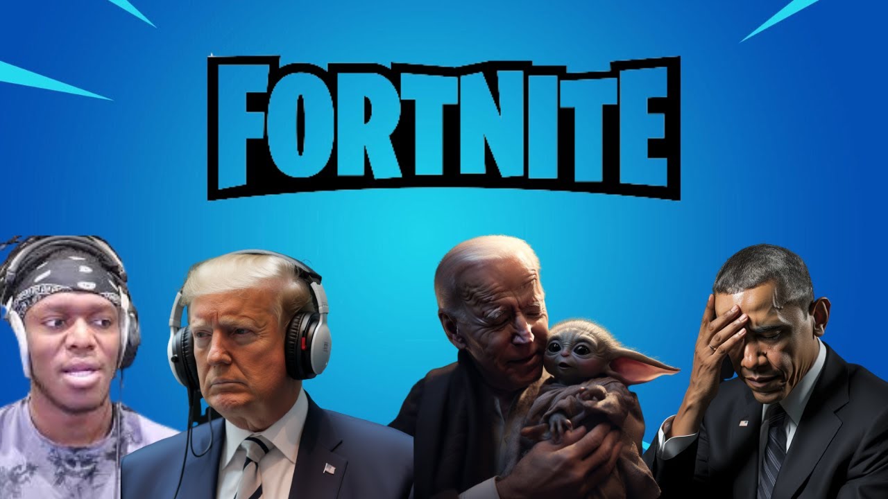 Президенты США играют в Fortnite с KSI @ksiofficialmusic @fortnite