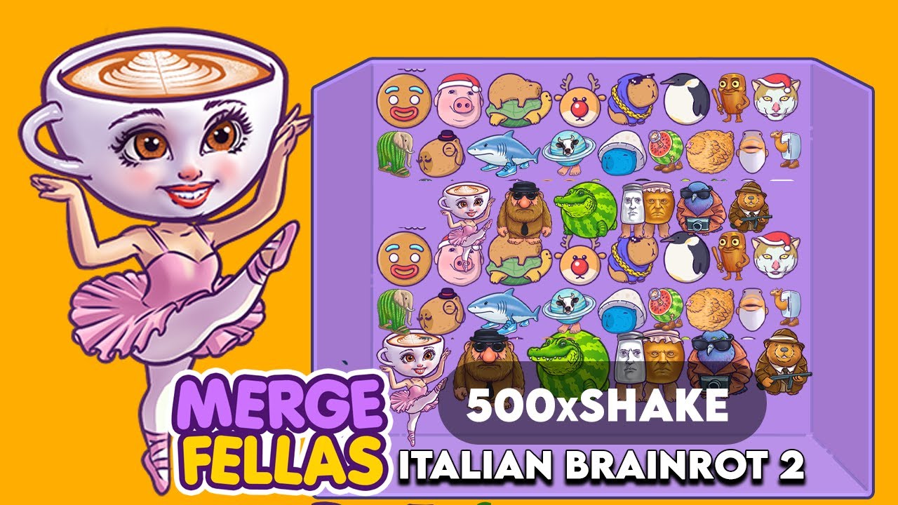 Merge Fellas Italian Brainrot 2 Полный игровой процесс