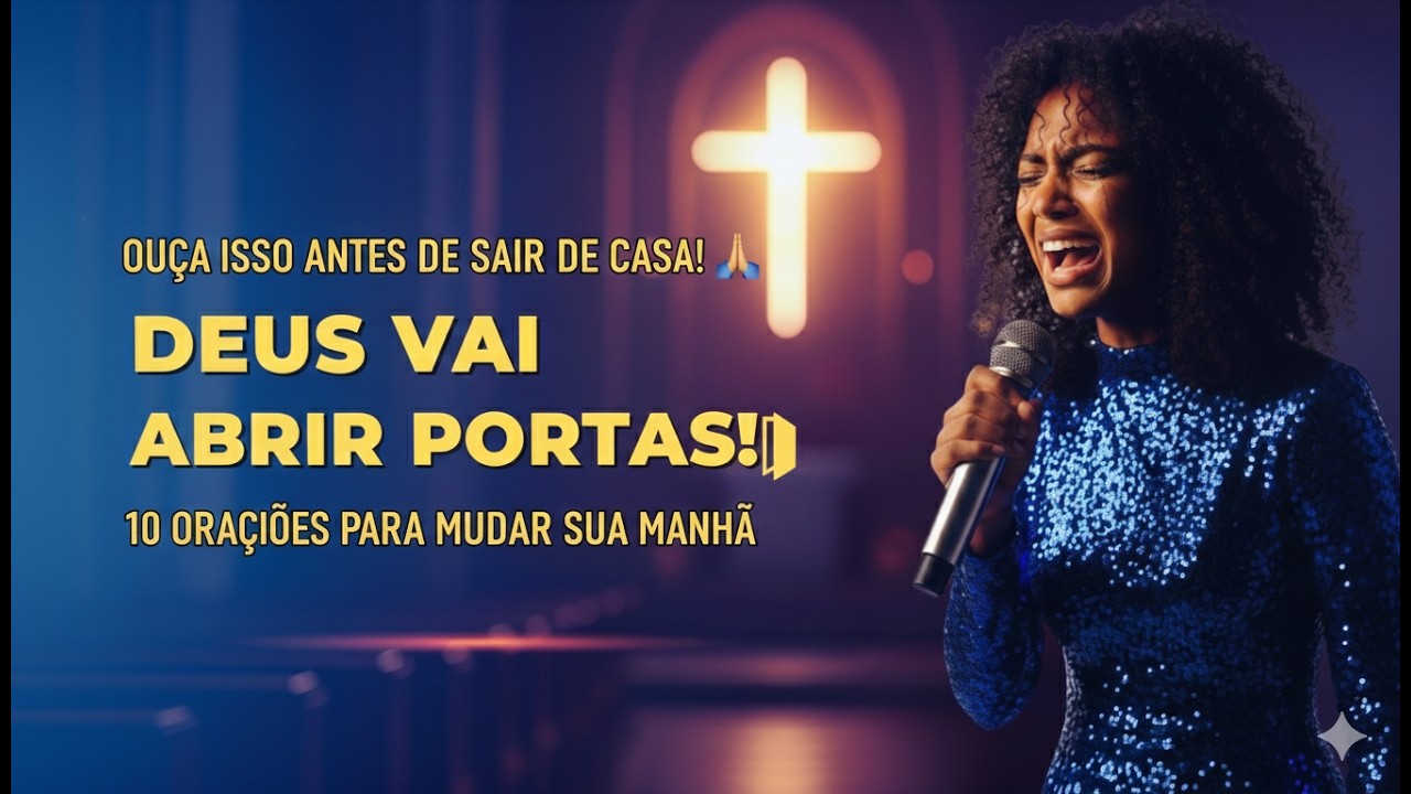 OUÇA ISSO ANTES DE SAIR DE CASA! 🙏 Oração da Manhã: Deus vai Abrir Portas Hoje!