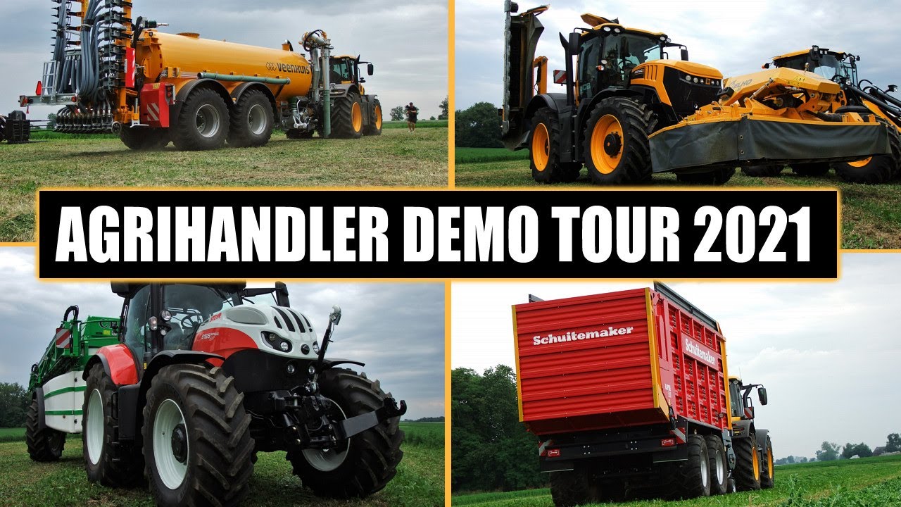 Agrihandler Demo Tour 2021 - JCB, Steyr, Schuitemaker,&nbsp;Veenhuis, Elho...