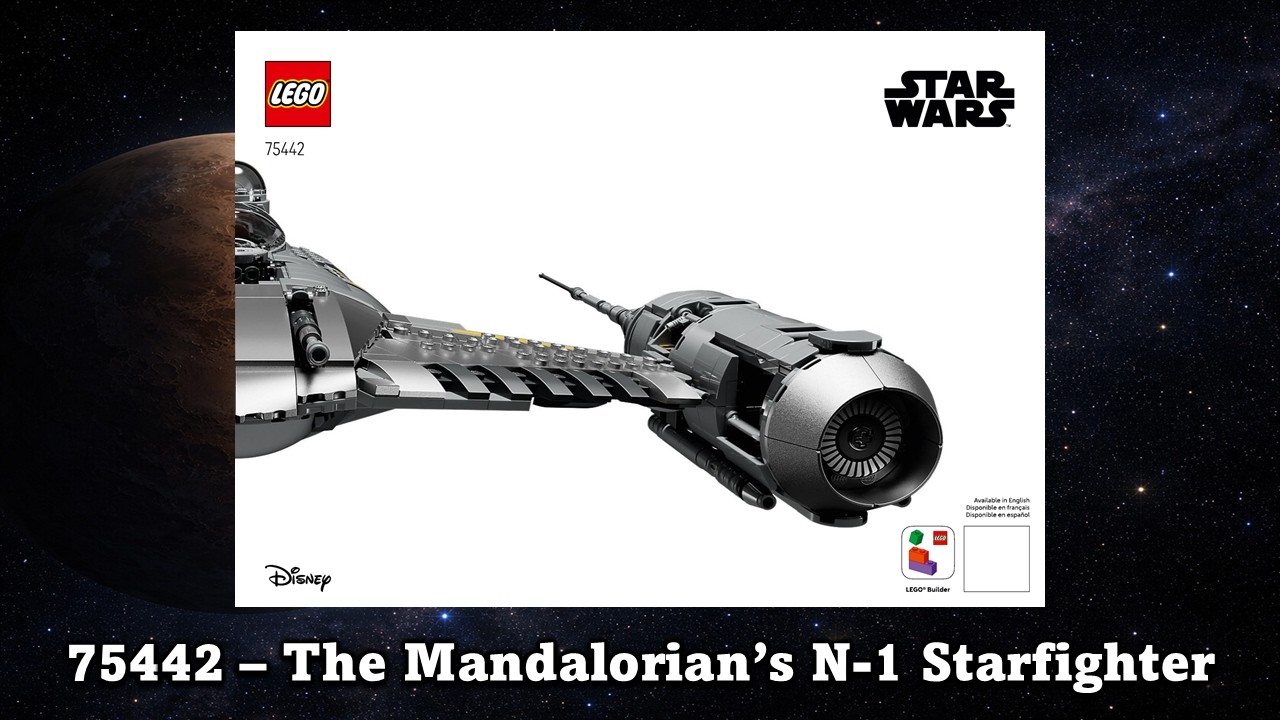 LEGO Star Wars 75442 - The Mandalorian's N-1 Starfighter - LEGO Instructions (Full Build)