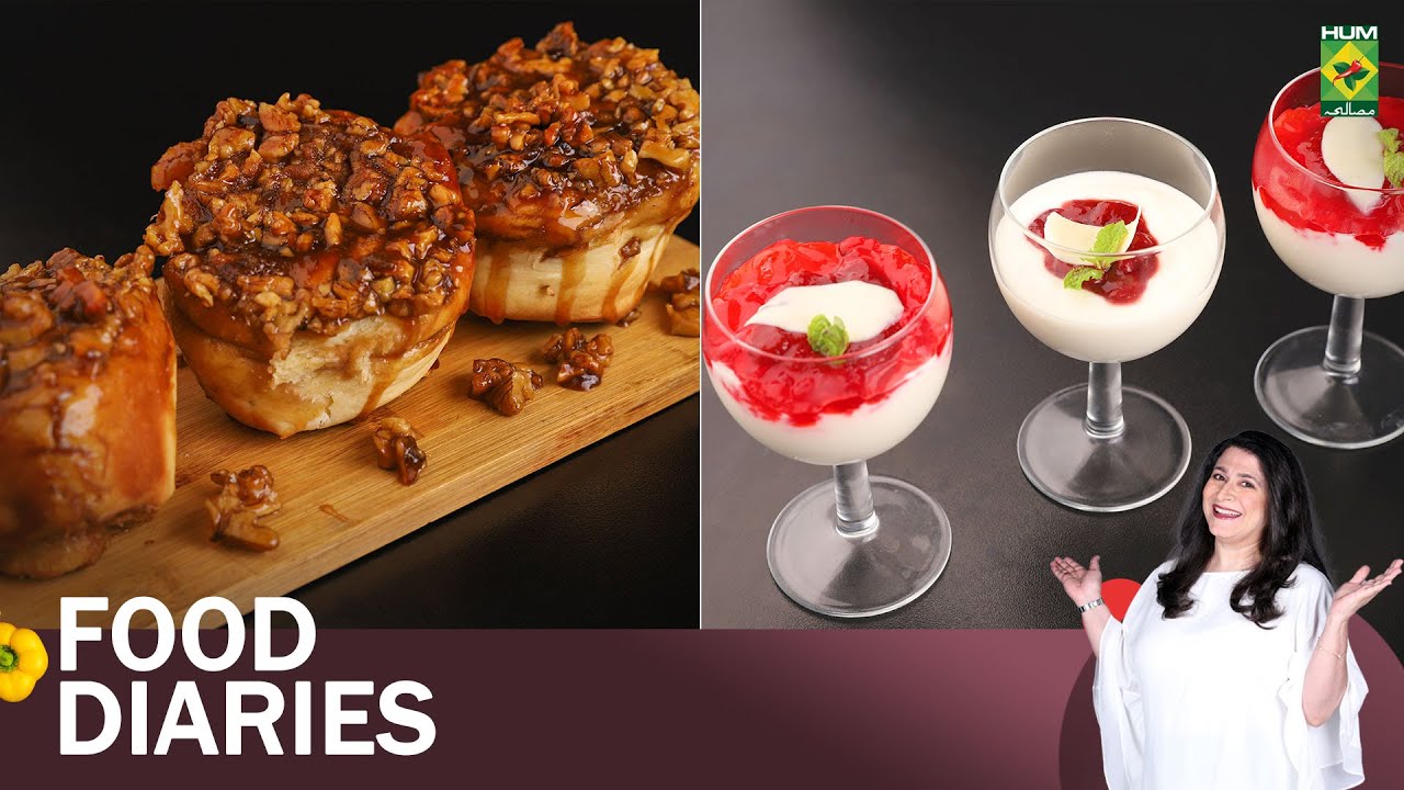 Panna Cotta & Walnut Sticky Buns | Food Diaries | Chef Zarnak Sidhwa | 29 Nov 24 | Masala TV