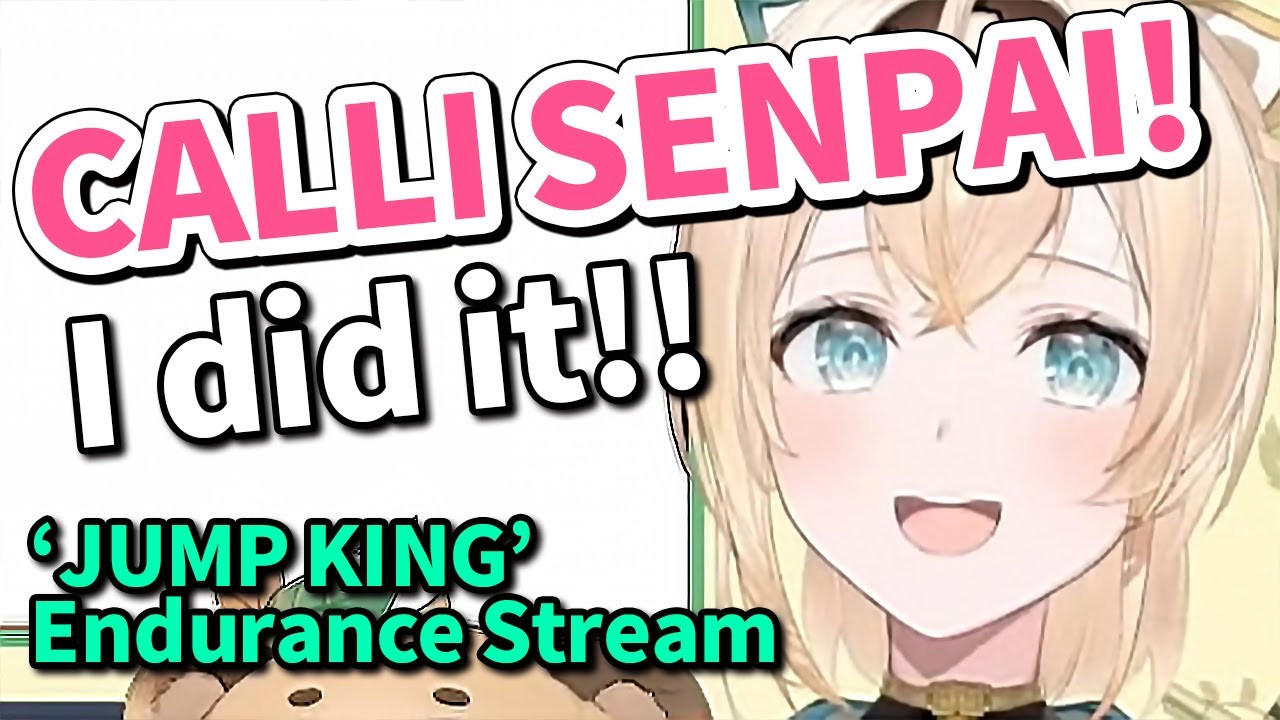 The moment of Iroha finishing 'Jump King'【Hololive Clip/Iroha Kazama】