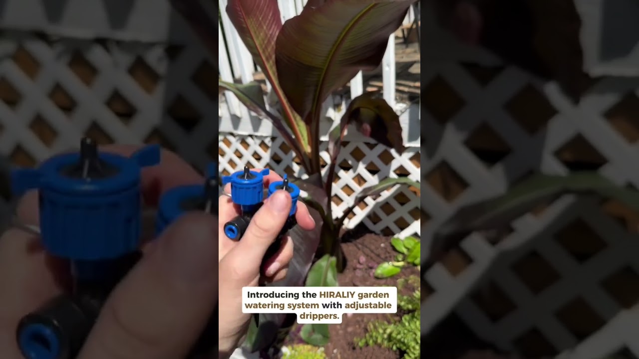 Keeping my new DIY garden project thriving with Hiraliy&rsquo;s garden watering system! It&rsquo;s the perfect