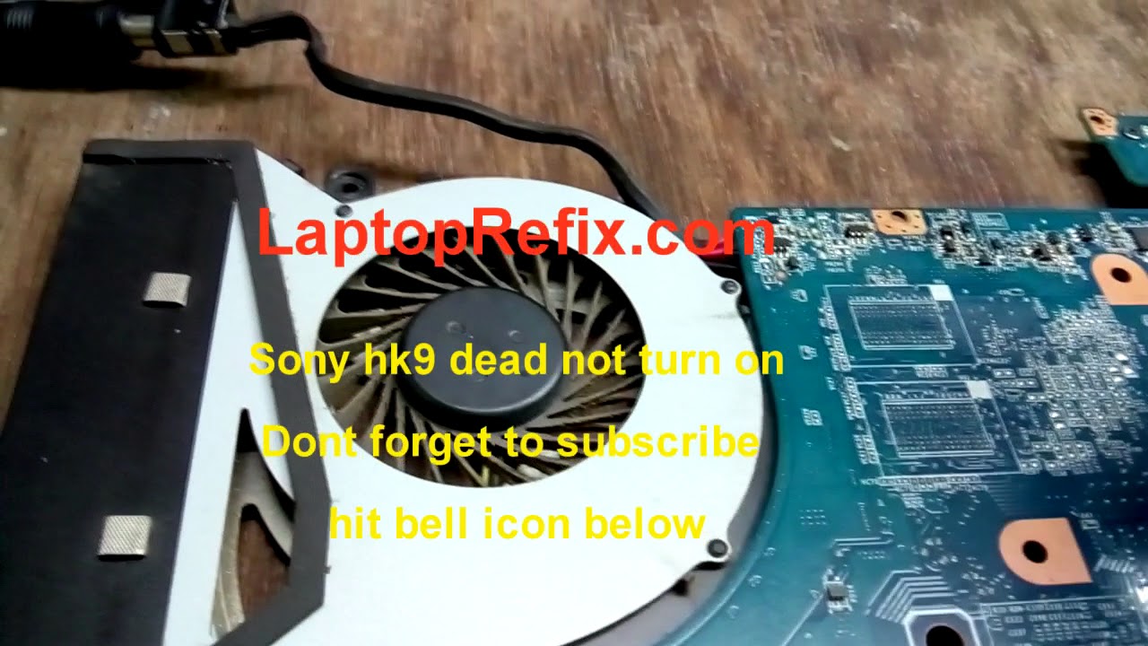 Sony VAIO SVF15 dead laptop repair case study