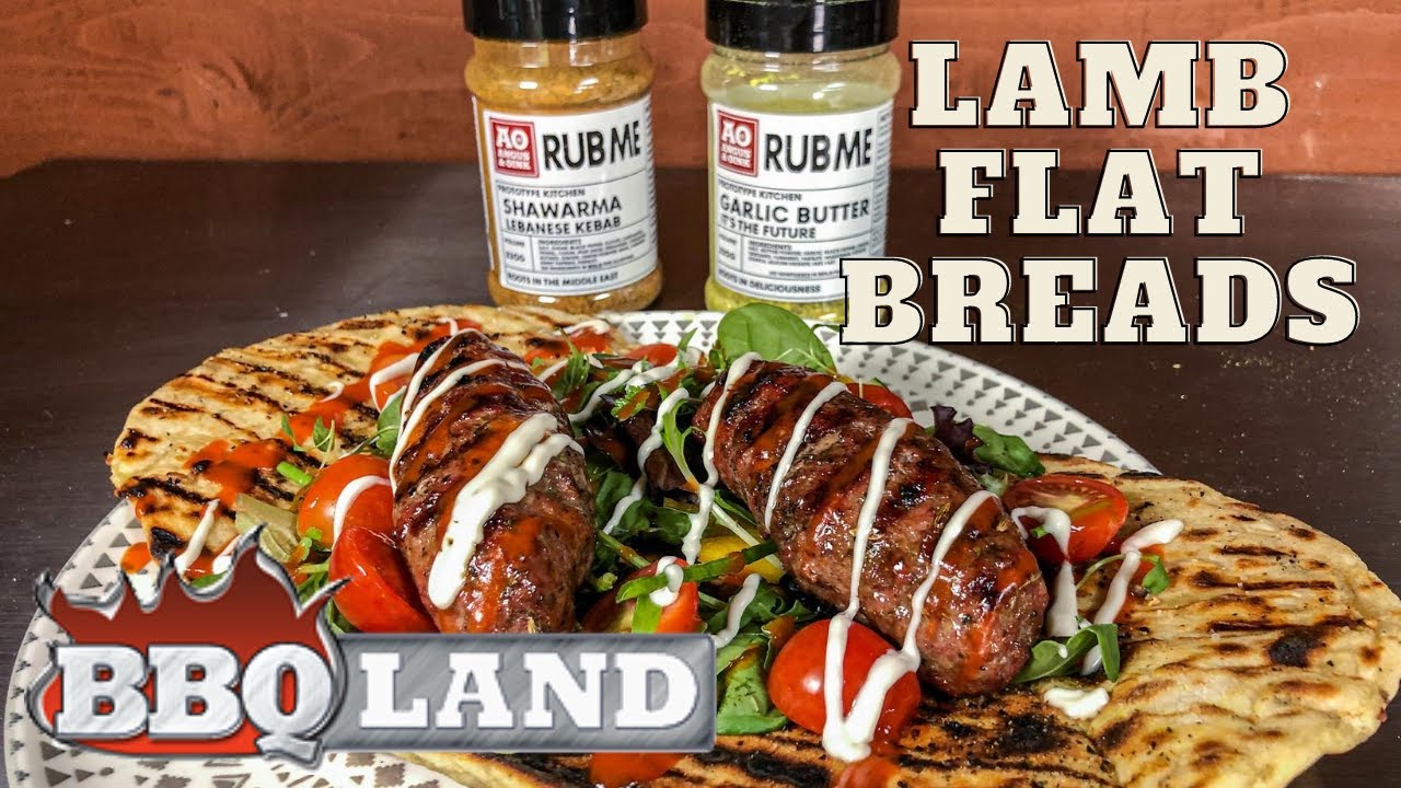 How to cook lamb shawarma flat breads on the Kamado Joe Classic two
