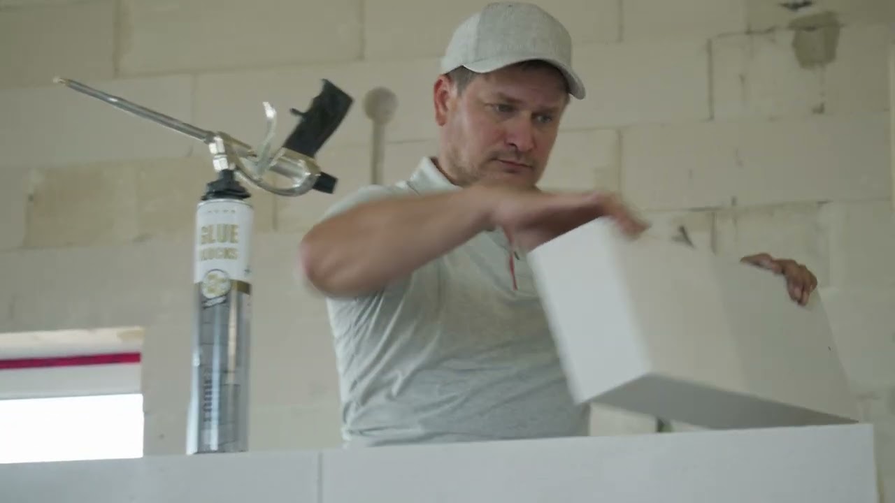 Naujas būdas mūryti sienas- gelinės technologijos klijai Fome Flex Glue Blocks
