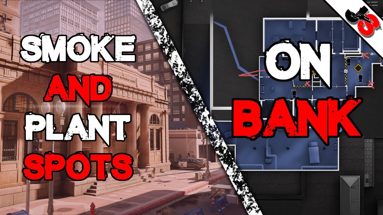 Smoke and Plant Spots on Bank | Rainbow Six Siege Phantom Sight Tips and Tricks