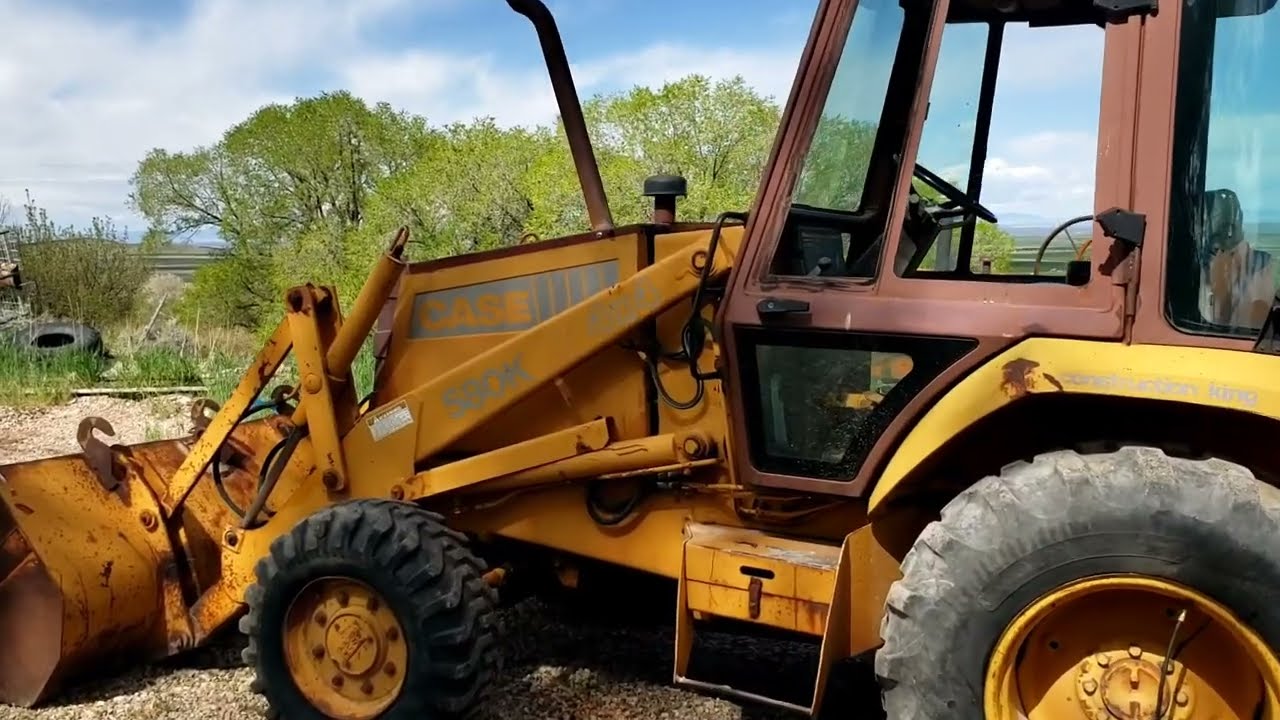 Case 580k backhoe needing some engine help smokes badly