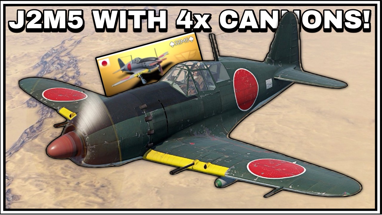 J2M5 &ndash; Premium Japanese Fighter With 4x Cannons! 🇯🇵 | War Thunder Mobile