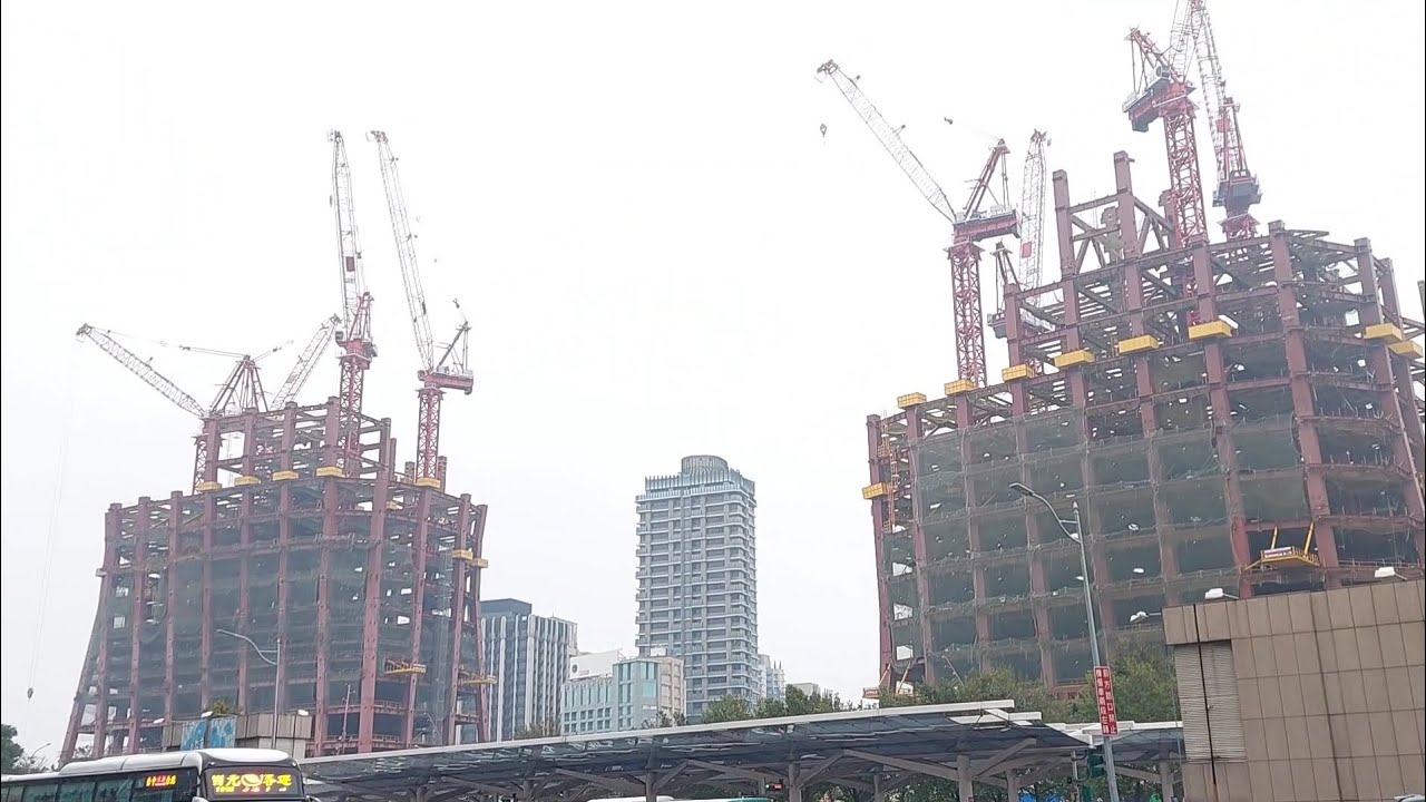 臺北雙子星工程進度紀錄（4）+台北車站周邊街景紀錄2024/12/14
