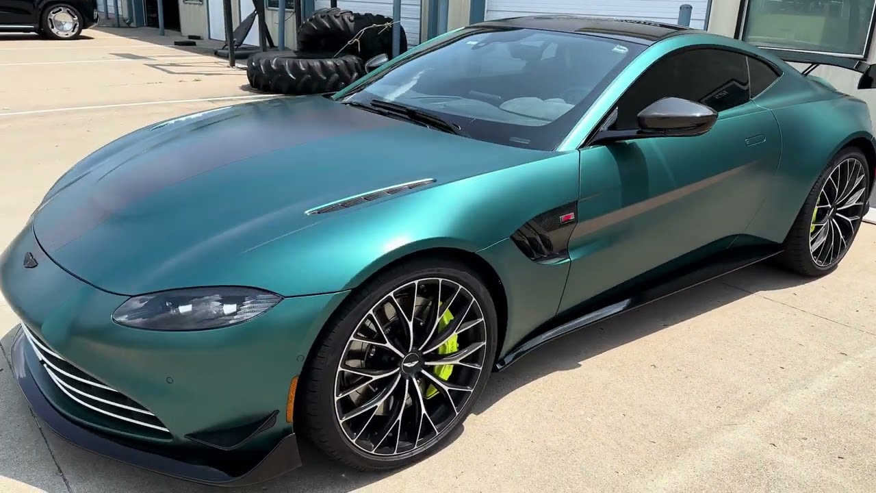 Tulsa Auto Wraps| White Glove Auto| Aston Martin Vantage F1| XPEL Ultimate Stealth PPF| Walk-around.