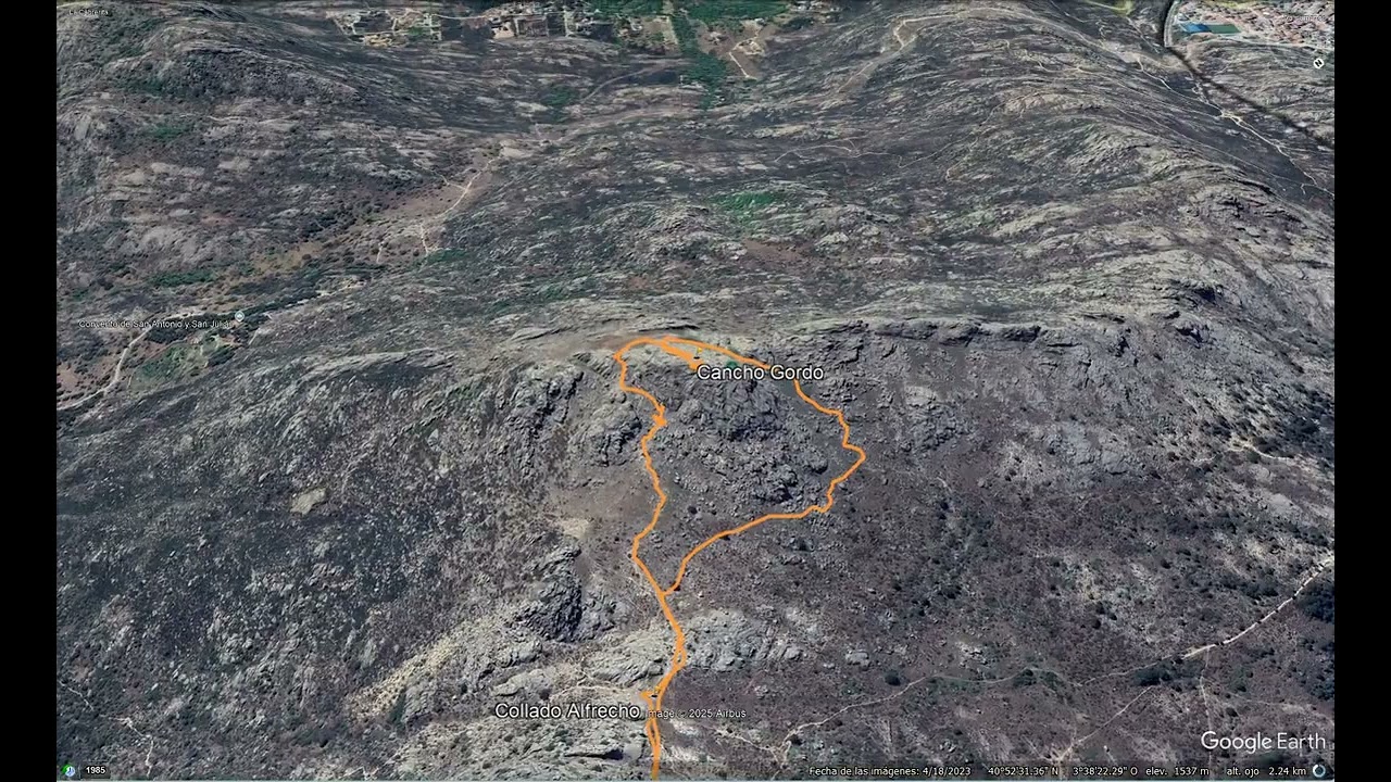 447.Cancho Gordo (1561 m) desde Lozoyuela