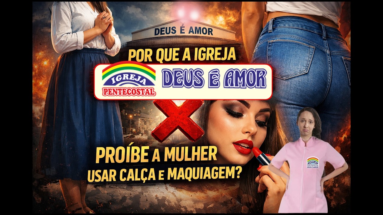 Você porque a igreja DEUS É AMOR proíbe a mulher usar calça e maquiagem? IPDA