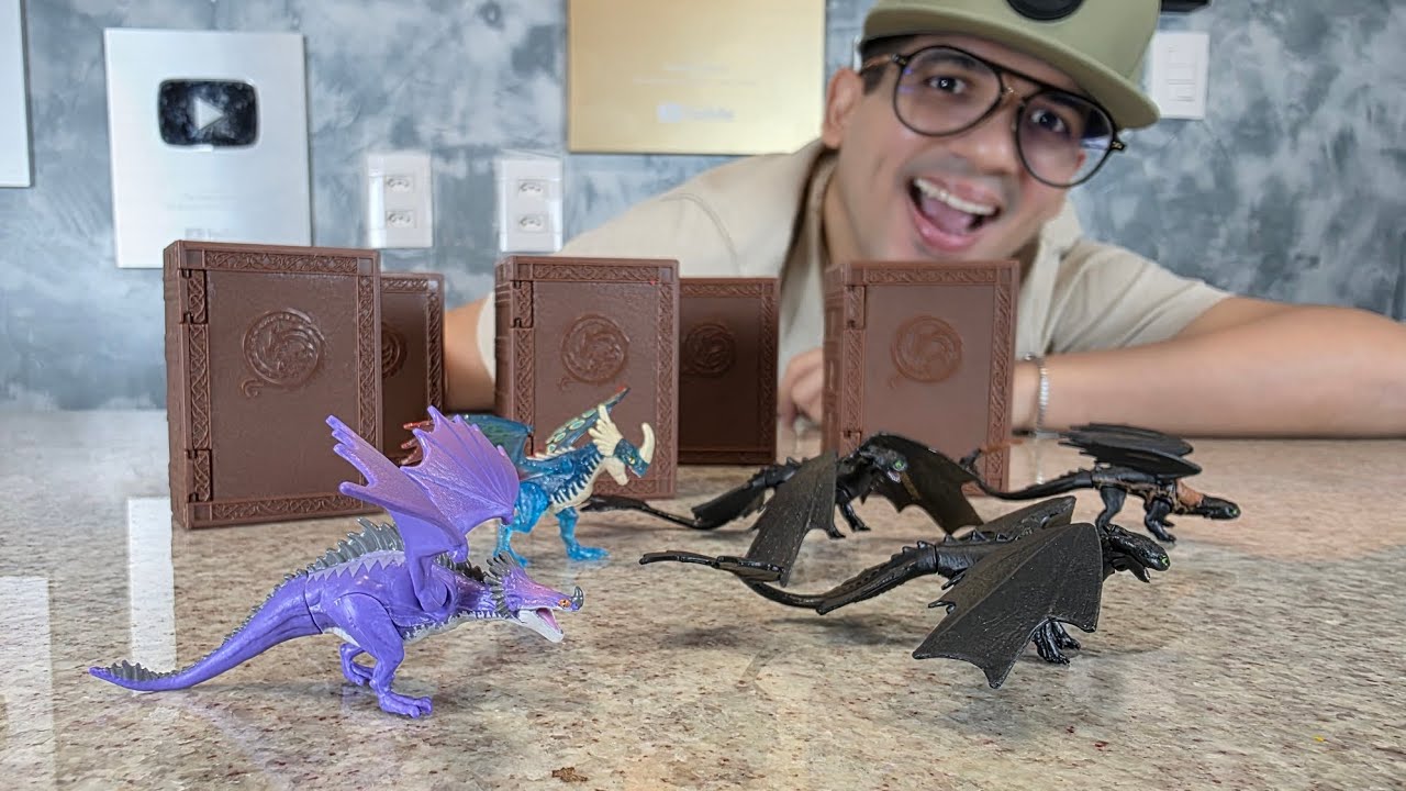 CAIXAS MISTERIOSAS DE COMO TREINAR O SEU DRAGÃO!!