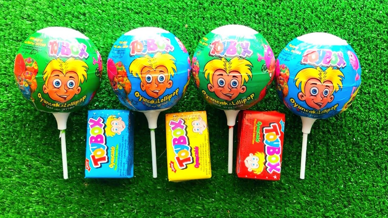 Satisfying Video   Unpacking Lollipops   TOYBOX  Candy ASMR 