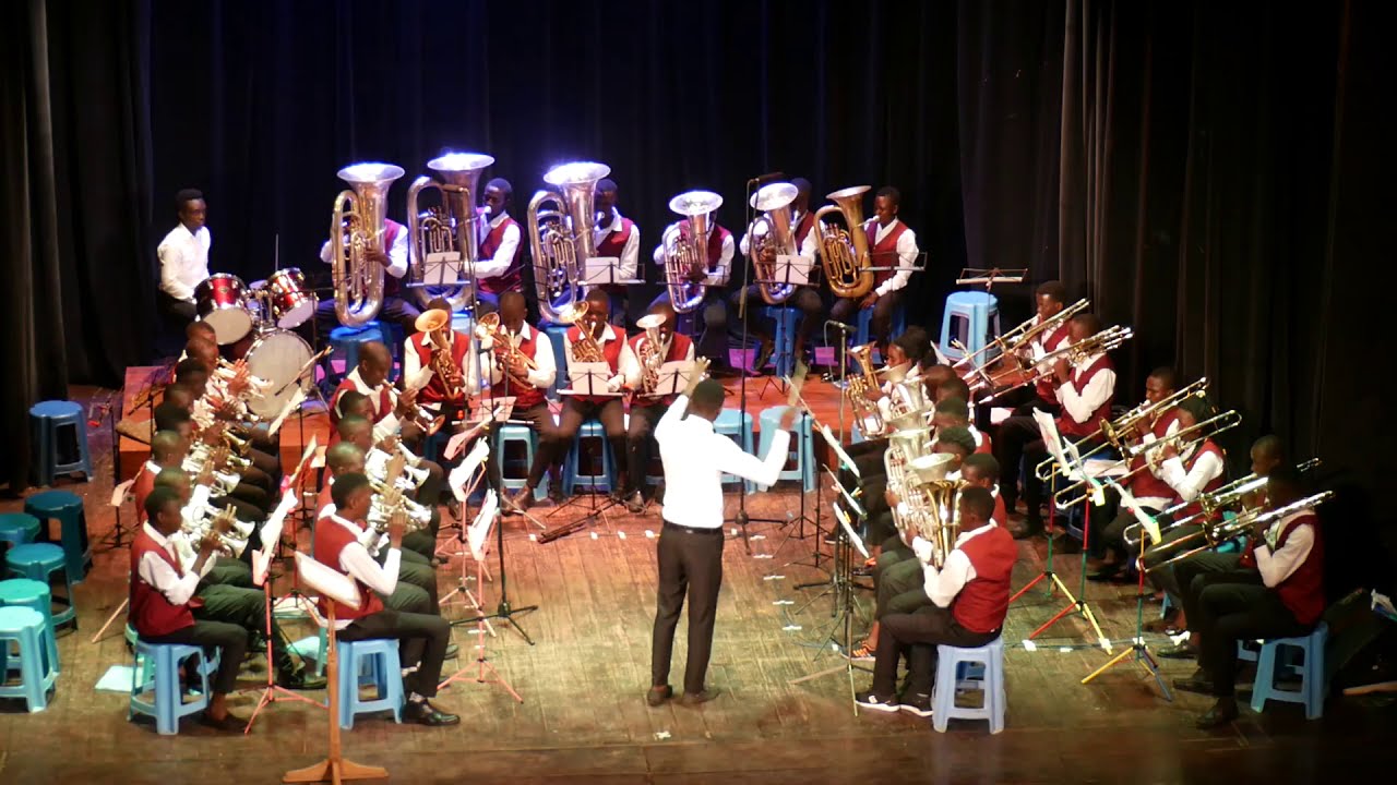 Playing William Tell at Kampala National Theatre.