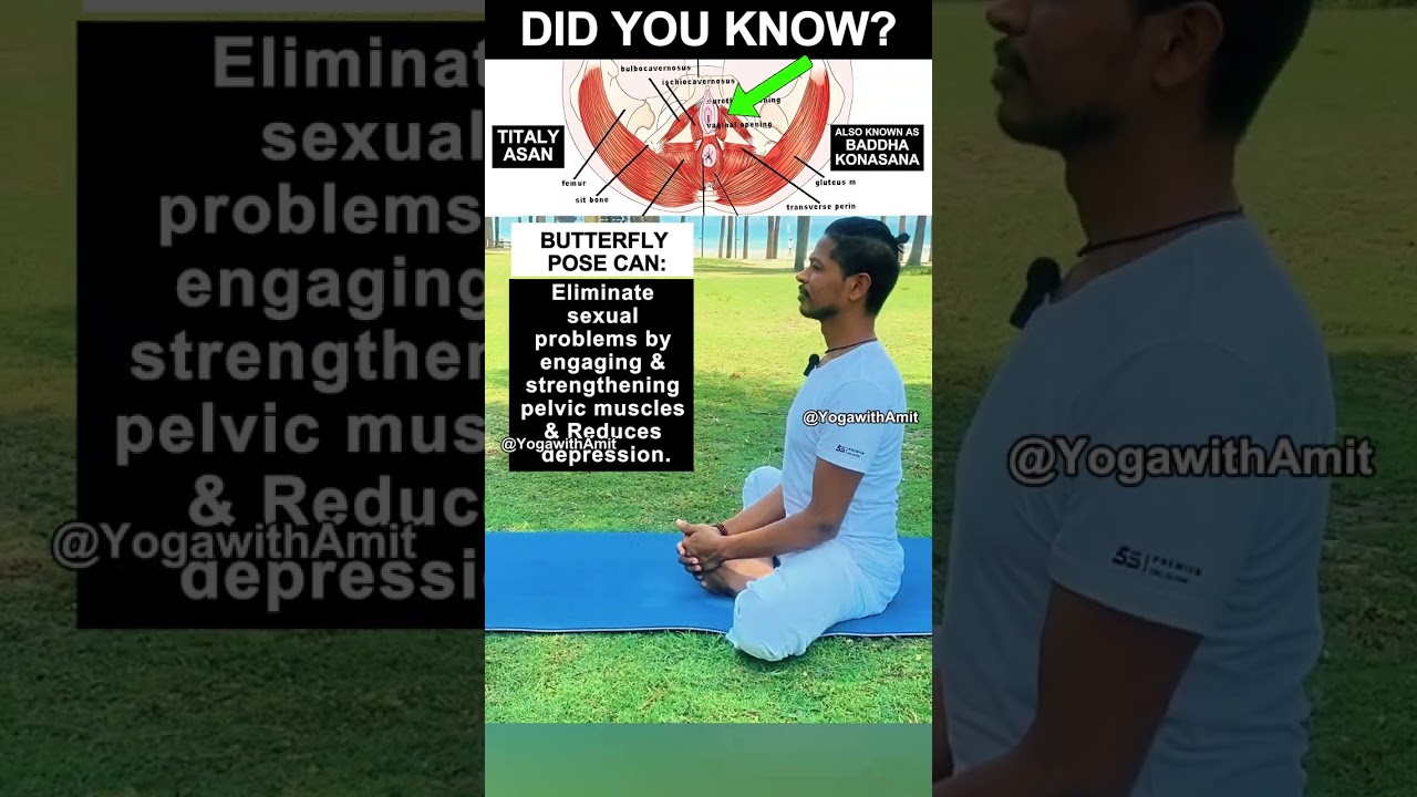 🔥Only 1 Yoga Pose Daily #butterflypose #constipation #prostate #piles #bladder